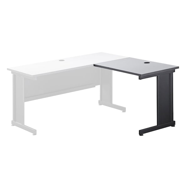 Global Industrial Furniture 24 D X 30 in H, 36 in W X Laminate Top With Steel Frame, Gray 240269GY - main